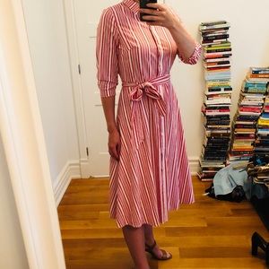 Striped shirt dress from H&M size 8